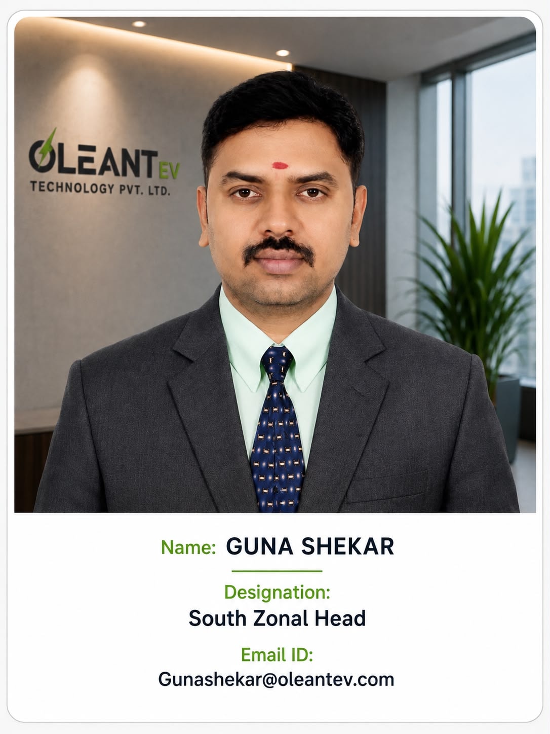 Mr. Guna Shekar — South Zonal Head