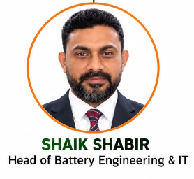 Shaik Shabir — Head of Battery Engineering & IT